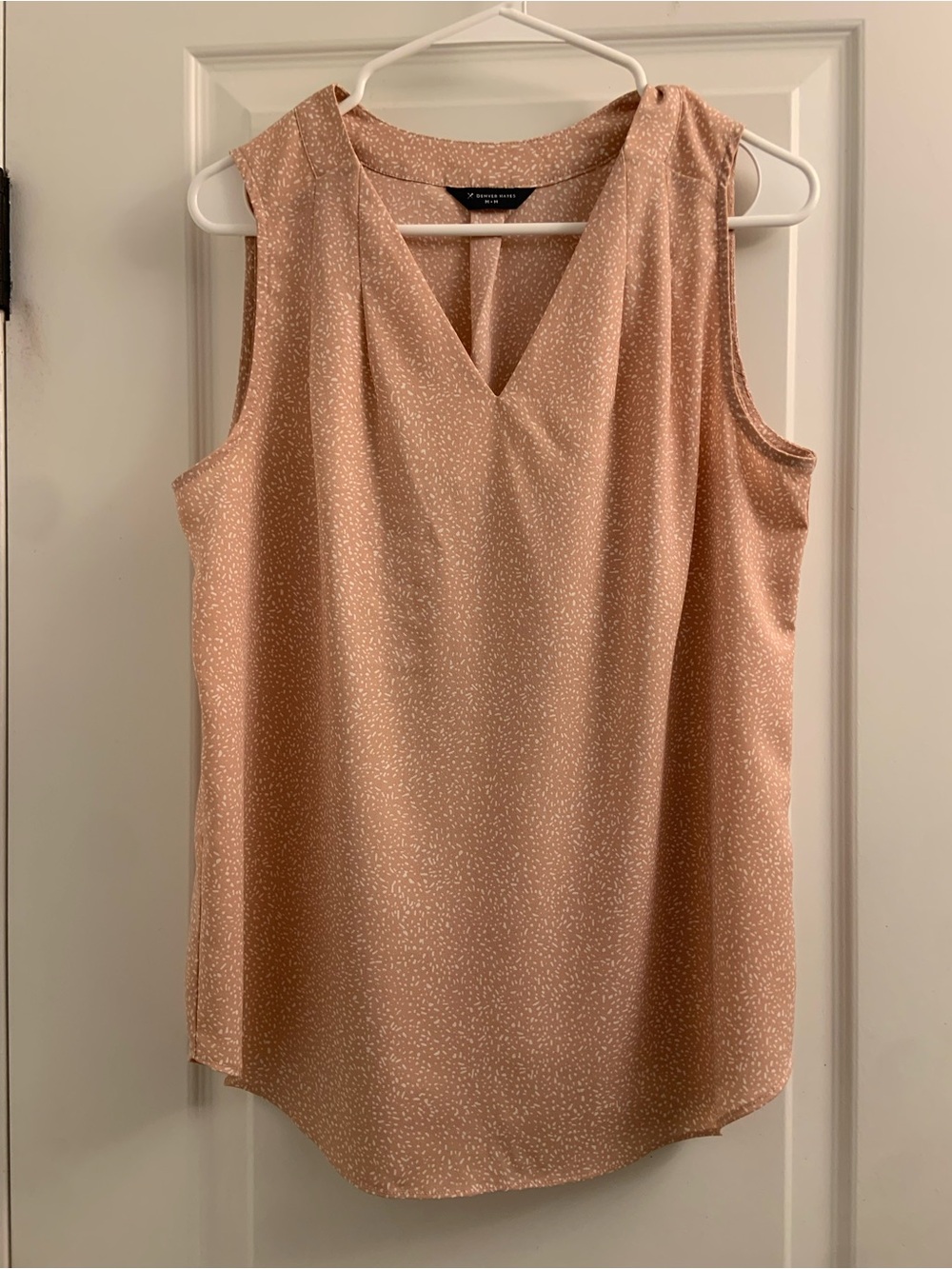 Denver Hayes Blush Pink V-Neck Sleeveless Camisole